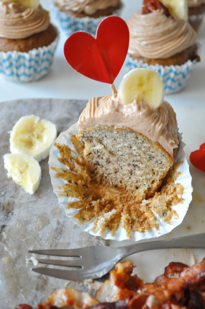 a cupacake odkrojený kúsok