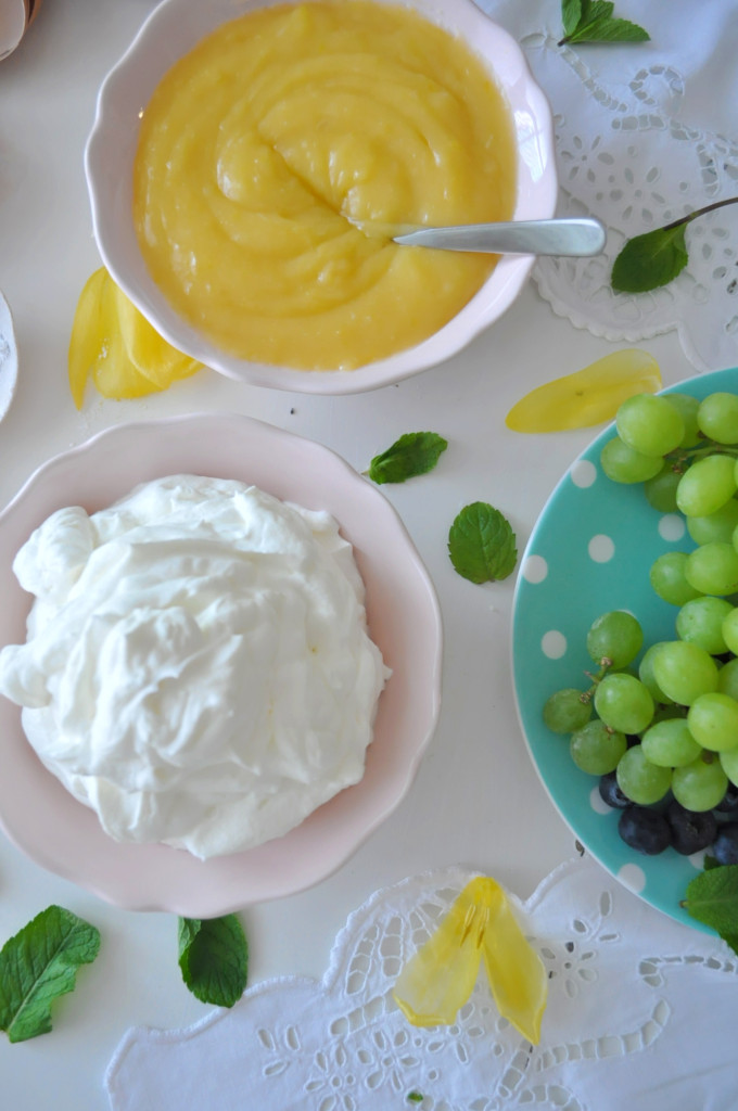 a pavlova krem a šlahačka