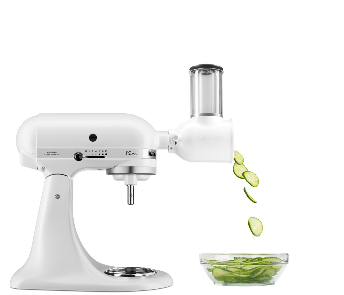 Kitchenaid robot 5K45SSEFW + 5KSMVSA