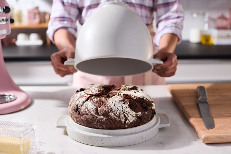 Keramická mísa s víkem KitchenAid na pečení chleba